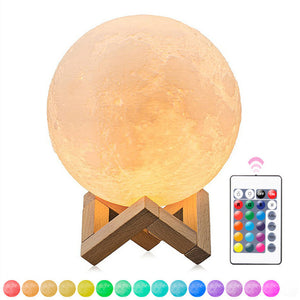 3D Print Rechargeable & Wireless Moon Lamp - PosterCoaster