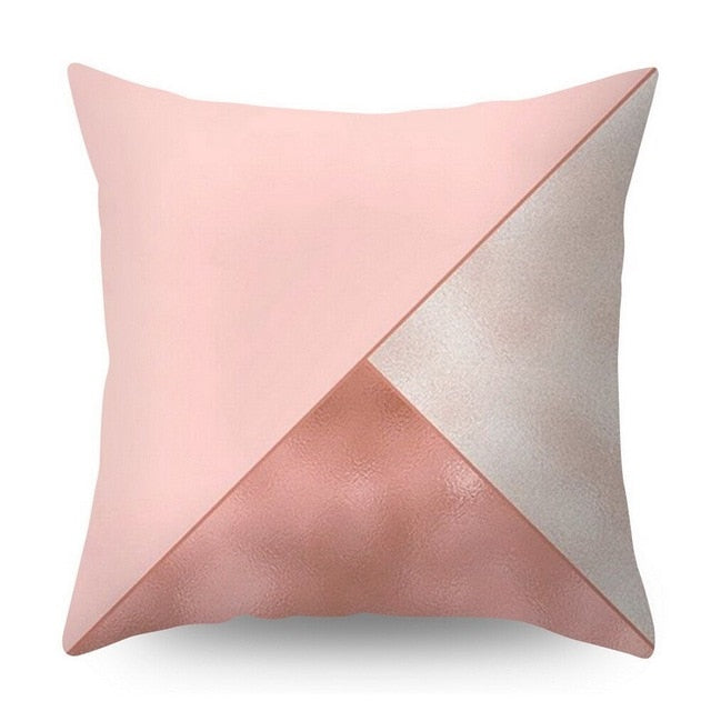Pink & Yellow Cushion Covers - PosterCoaster