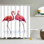 Flamingo Shower Curtain - PosterCoaster