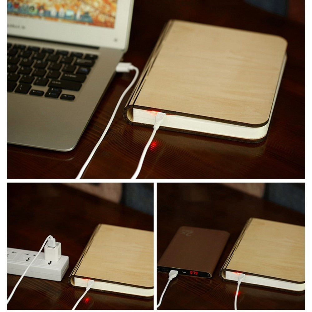 Foldable Book Lamp - PosterCoaster