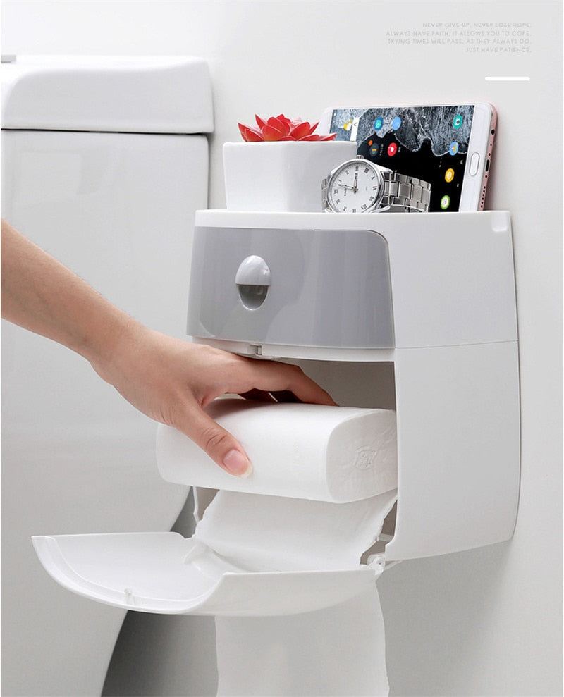 Storage Toilet Paper Holder - PosterCoaster