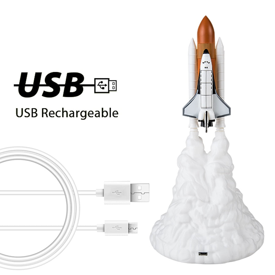 3D Print Space Shuttle Lamp - PosterCoaster