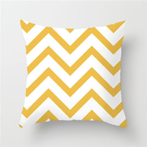 Just Yellow Cushion Covers - PosterCoaster