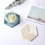 Hexagonal Silicone Coasters - PosterCoaster