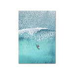 Hit The Ocean Canvas Poster - PosterCoaster