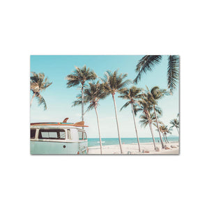 Hit The Ocean Canvas Poster - PosterCoaster