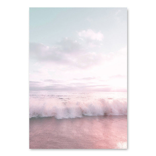 Ocean Landscape Canvas Poster - PosterCoaster