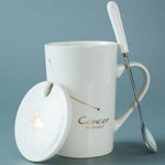 12 Constellations Mugs With Spoon - PosterCoaster