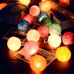 Cotton Ball Light String - PosterCoaster