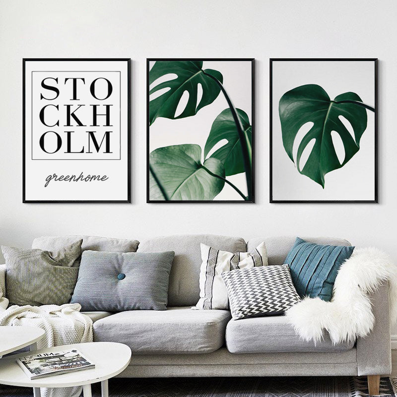 Leaves In Stockholm Canvas Poster - PosterCoaster