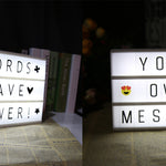 LED Light Box with DIY Letters - PosterCoaster