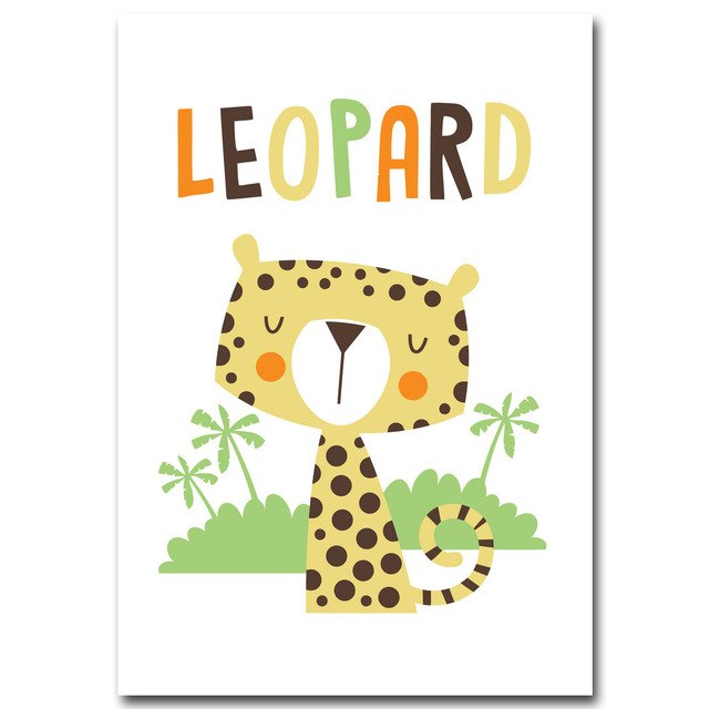 Lion, Tiger & Leopard Canvas Poster - PosterCoaster