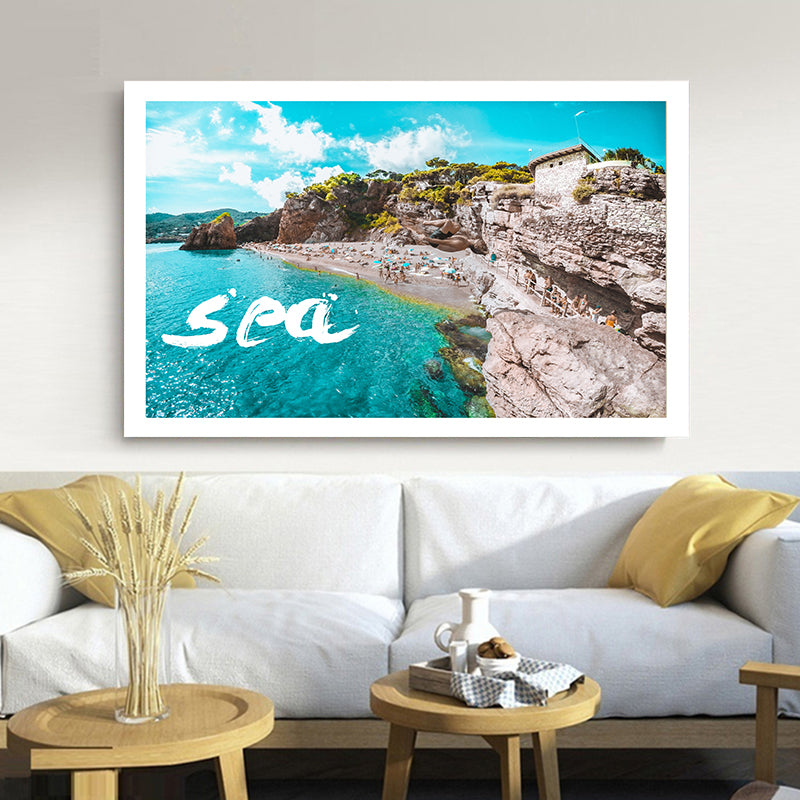 Sea View Canvas Poster - PosterCoaster