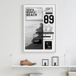 Santa Monica Canvas Poster - PosterCoaster