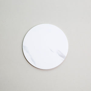 Black & White Marble Emulation Silicone Coasters - PosterCoaster