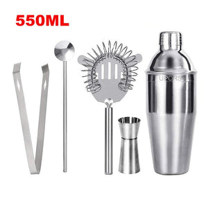 Silver Cocktail Shaker Set & More - PosterCoaster