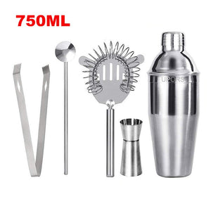Silver Cocktail Shaker Set & More - PosterCoaster