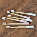 5-Pack Pink & White Toothbrushes - PosterCoaster