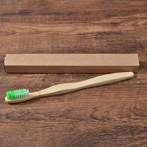 Simple Rainbow Bamboo Toothbrushes - PosterCoaster